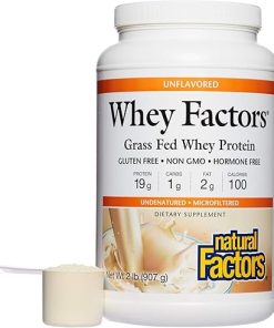 Whey Factors by Natural Factors- Grass Fed Whey Protein Concentrate