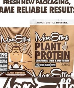 MAX EFFORT Plant Protein Powder- 19 G Pea Protein 2