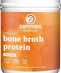 Zammex Beef Bone Broth Protein Powder 20g Protein and Multi Collagen Peptides Protein Powder Unflavored 2