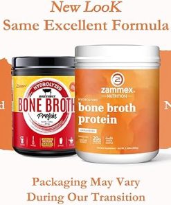 Zammex Pure Grass Fed Beef Bone Broth Protein Powder-20g Protein 2