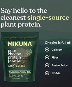 Mikuna Vegan Protein Powder (Unflavored- 15 Servings) – Plant Based Chocho Superfood Protein – Dairy Free Protein Powder Packed with Vitamins 2