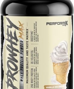 ProWhey Max Whey Protein Powder | Maximum Quality and Taste | 24g Protein with Added Digestive Enzymes | Delicious Flavors (Vanilla Ice Cream- 2 Pounds)