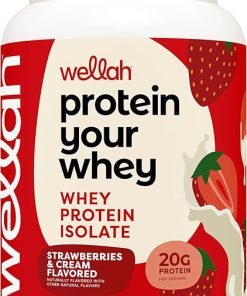 Protein Your Whey (30 Servings- Strawberries and Cream) Whey Protein Isolate (WPI)