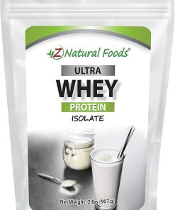 Z Natural Foods Ultra Whey Protein Isolate Powder – Pure- Unflavored