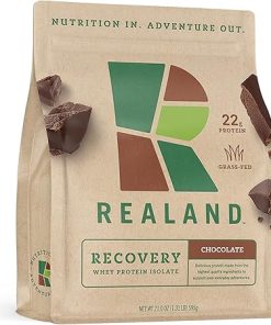 Whey Protein Isolate – Grass-Fed Protein Powder for Recovery – 22g of Protein – 17 Servings (One Size- Chocolate)