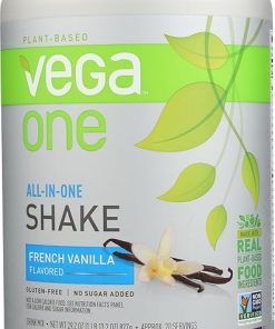 Vega One All in One Nutritional Shake French Vanilla – Plant Based Vegan Protein Powder- Non Dairy