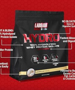 Labrada Hydro 100% Pure Hydrolyzed Whey Protein Isolate Powder- Lactose Free 2