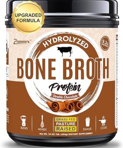 Zammex Bone Broth Protein Powder- Chocolate+Vanilla Flavor 2
