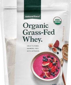 Natural Force Grass Fed Organic Whey Protein Powder Unflavored – 16 oz Pure Organic Bone Broth Protein Powder 10.8 oz 2