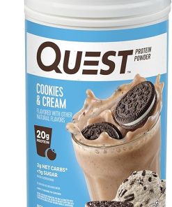Quest Protein Powder Bundle – Cookies & Cream (20g Protein- 1.6lb); Chocolate Milkshake (22g Protein 2