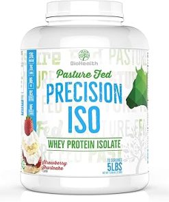 Precision ISO Strawberry Shortcake (5lb) | 27g Whey Protein Isolate | Non-GMO | Sugar Free | 70 Servings