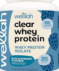 Clear Whey Protein Isolate (Blue Raspberry Flavored) – 30 Servings- 20 Grams Whey Protein Isolate Per Serving