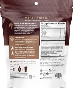 OM MUSHROOM SUPERFOOD Master Blend Creamy Chocolate Protein Powder- 16 Servings 2
