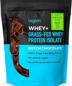 LEGION Whey+ Protein Whey Isolate from Grass Fed Cows – Whey Protein Isolate Powder Low Calorie- Non-GMO