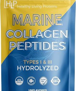 Healthy Living Proteins | Marine Collagen Peptides Type 1 & 111 | 24g Fish Protein- Naturally Sourced Wild Fish