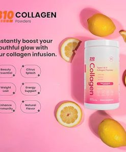 310 Nutrition – Collagen Peptides Protein Powder – Collagen Supplement – Multi Collagen Protein with Vitamins C- D 2