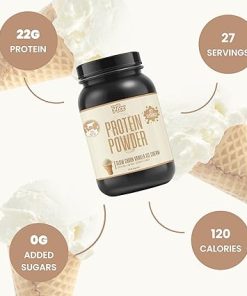 Whey Protein Powder- Slow Churn Vanilla Ice Cream | Low Net Carbs 2