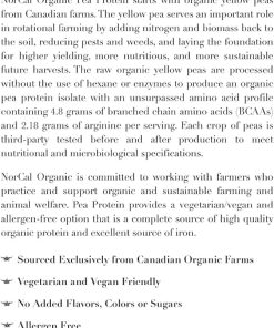 NorCal Organic – Premium Pea Protein Isolate 2