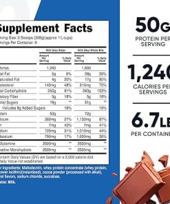 Nutricost Mass Gainer Double Chocolate Flavor- 6.7 LBS 2