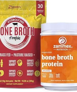 Zammex Bone Broth Packets + Bone Broth Protein Powder 300g