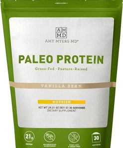 Amy Myers MD Pure Paleo Protein Powder – Clean Grass Fed Pasture Raised Protein – Hormone Free- Non-GMO