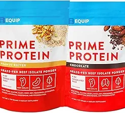 Equip Foods Prime Protein Powder Peanut Butter & Prime Protein Powder Chocolate