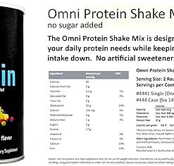 Omnitrition Omni Protein Shake Mix (No Sugar Added)- Unflavored 2