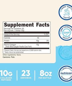Nutricost Marine Collagen Powder Wild Caught Fish (8 oz) – 23 Servings- 10 G Protein Per Serving 2