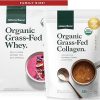 Natural Force Grass Fed Organic Whey Protein Powder 5 Pound A2 Protein Organic Clean Collagen Peptides Powder Unflavored- 10.7oz
