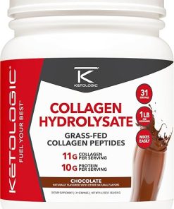 Ketologic Grass Fed Collagen (Chocolate Flavor 1LB)