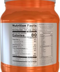 NOW Sports Nutrition- Egg White Protein 2