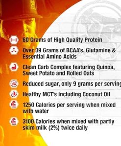 Mammoth Mass: Weight Gainer- High Calorie Protein Powder Workout Smoothie Shake 2