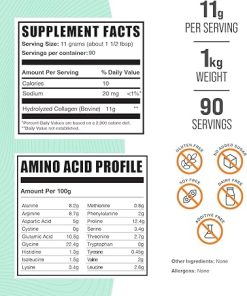 BulkSupplements Collagen Peptides 1kg + Grass Fed Whey Protein Concentrate 1kg Bundle 2