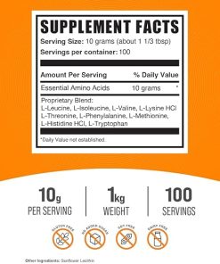BulkSupplements EAA Powder 1kg + Whey Protein Concentrate 1kg Bundle 2