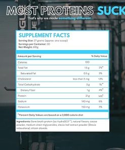 Paleo Post Beef Protein Powder – Collagen Peptides – Grass Fed Bone Broth Beef Protein – 21g Protein – Gut- Keto 2