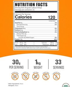 BulkSupplements.com Organic Hemp Protein Powder – Hemp Seed Protein- Superfood Supplement – Unflavored 2