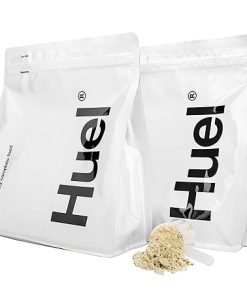 Huel (Gluten Free) Vanilla Flavor Nutritionally Complete Food Powder – 100% Vegan Powdered Meal (2 Pouches