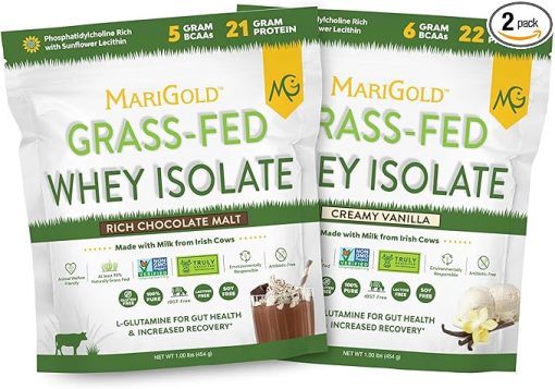 MariGold Grass-fed Whey Protein Isolate Powder