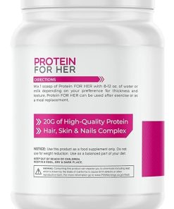 Protein for Her- Vanilla Cupcake Whey Protein Powder with CLA and Biotin for a Healthy Glow (1.85 lbs) 2