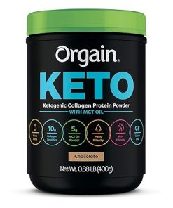 Orgain Keto Collagen Protein Powder- Chocolate (0.88lb) Organic Protein + Superfoods Powder 2