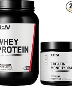 BARE PERFORMANCE NUTRITION BPN Whey Milk N’ Cookies Protein + Creatine Bundle