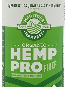 Manitoba Harvest HEMP PRO FIBER- 16 Ounce Tubs (Pack of 2)