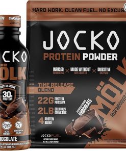 Jocko Fuel 2 Pack Bundle – Chocolate MOLK Protein Powder & RTD Protein Shake