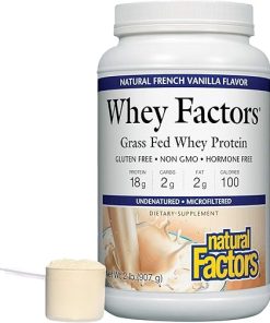 Whey Factors by Natural Factors- Grass Fed Whey Protein Concentrate