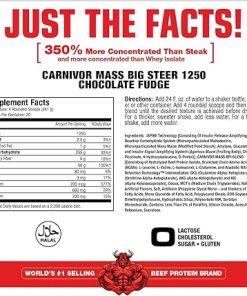 MuscleMeds Carnivor Mass Chocolate Big Steer 1250- 15 Lb (Packaging May Vary) 2