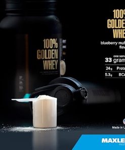 Maxler 100% Golden Whey (Blueberry Muffin 2 lb) & 100% Golden Creatine (Unflavored 10.6 oz) 2