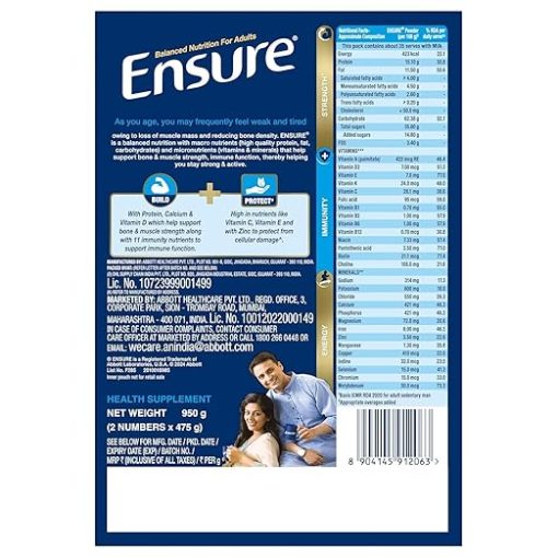 Ensure Clinically Proven | Nutritional Drink For Adults | With High Protein- Calcium - Image 2