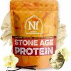 Stone Age Protein | Egg White Protein | Gluten-Free | Whey Free | Sugar Free | Gut-Friendly | Vanilla- 2 lbs