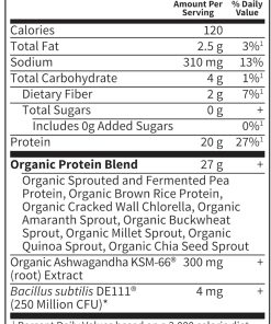 Garden of Life Functional Protein Stress Relief – 20g Organic Sprouted & Fermented Protein Blend – Blueberry Muffin- Mood Blend for Stress Management 2