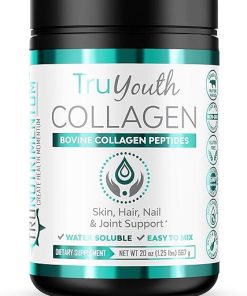 TruYouth Gluten Free Collagen Powder | Collagen Peptides Powder by TruNutrimentum | Helps Support Hair- Skin